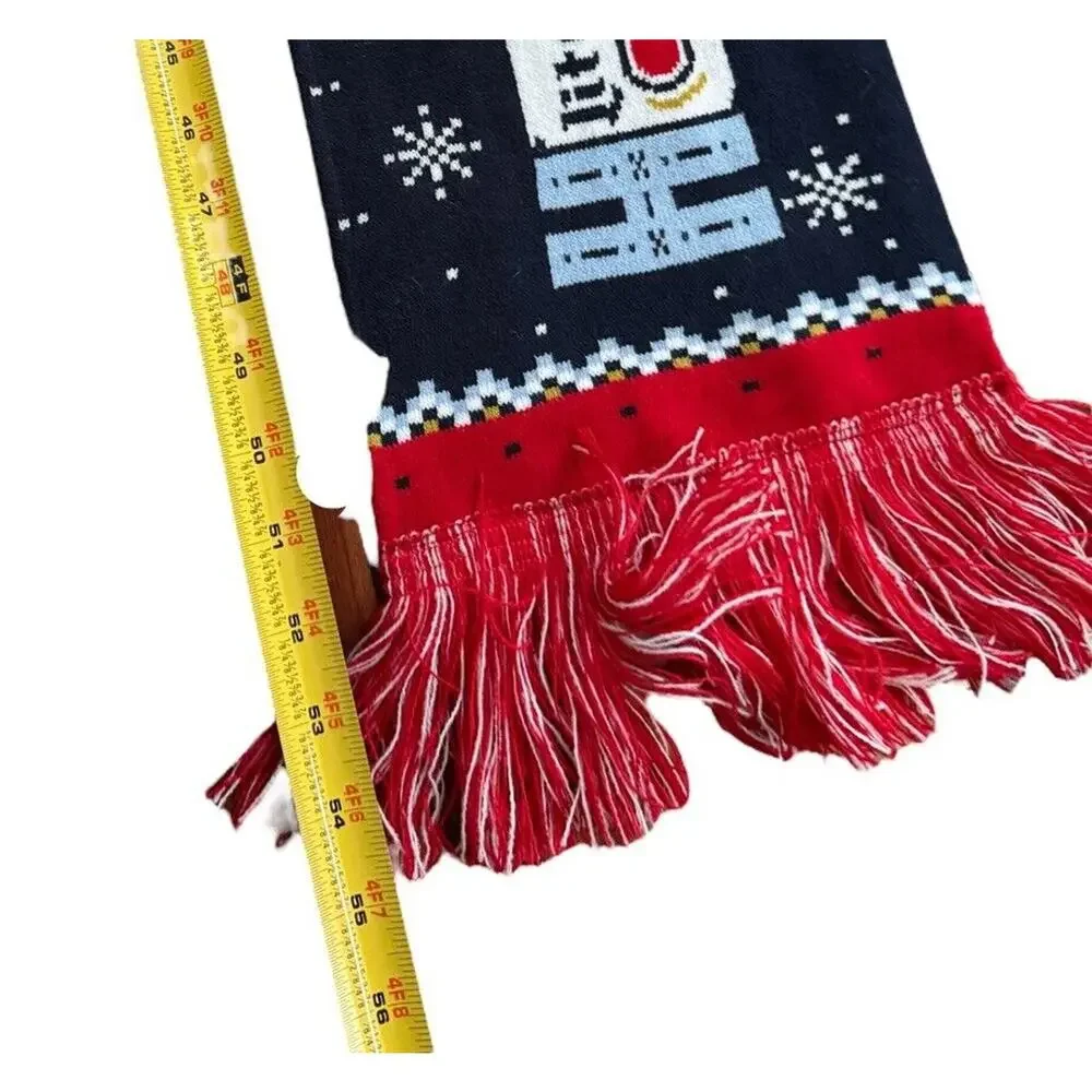 Miller Lite Beer Holly Jolly Winter Scarf‎ Ugly 2020 Christmas Holiday Party